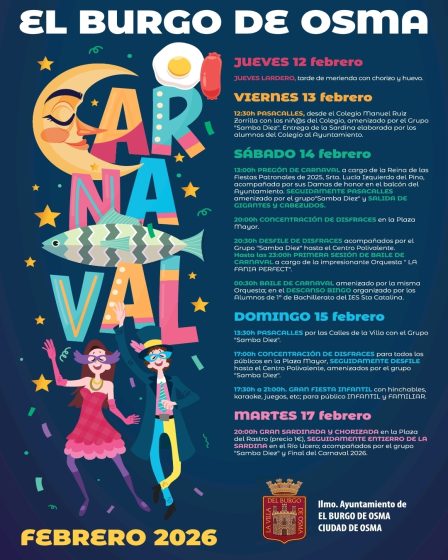 Carnaval 2026 El Burgo de Osma.