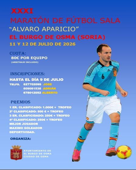 XXXI Maratón de fútbol sala ¨Álvaro Aparicio¨